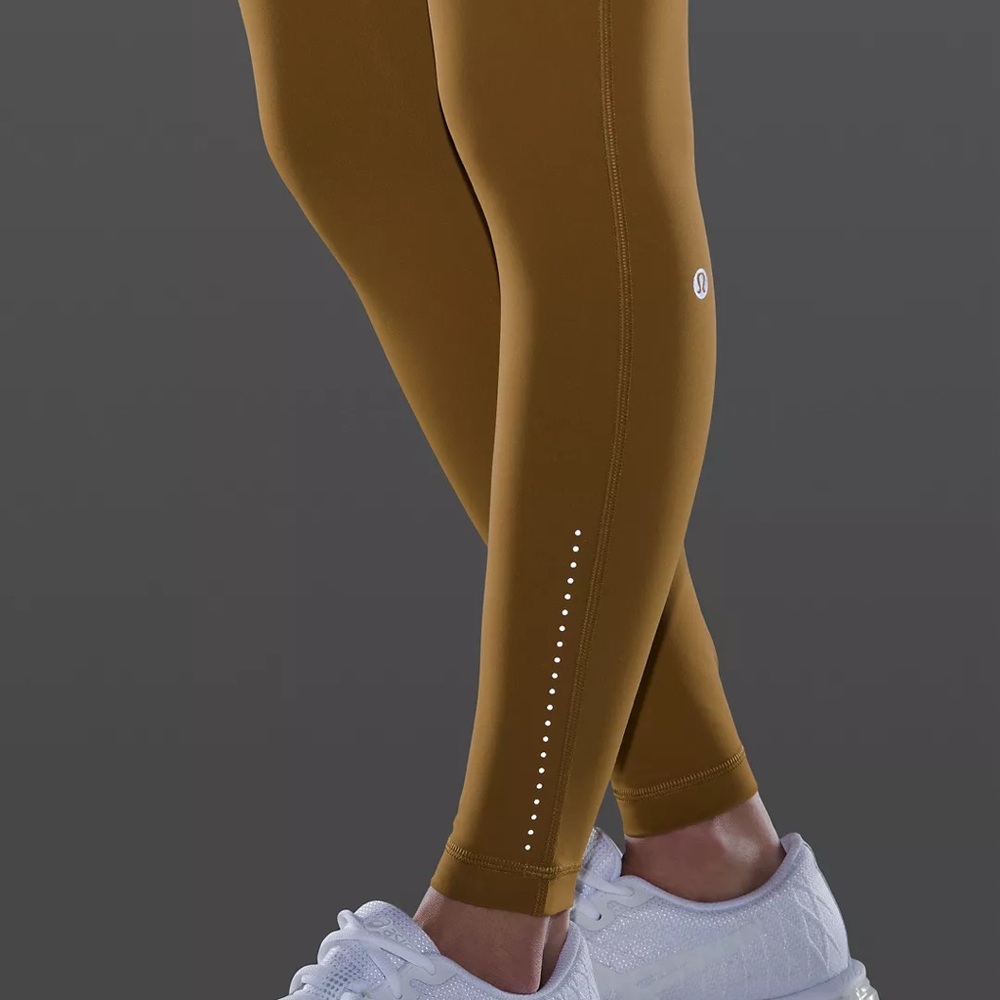 lululemon athletica Mustard Brown High-Rise Leggings